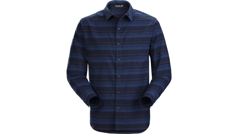 Arcteryx Mainstay Shirt LS - Mens, Microcosm/Kingfisher, Extra Large, 437308