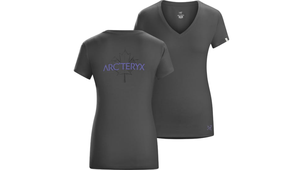 Maple Short Sleeve V-Neck - Womens -Iron Anvil-X-Small