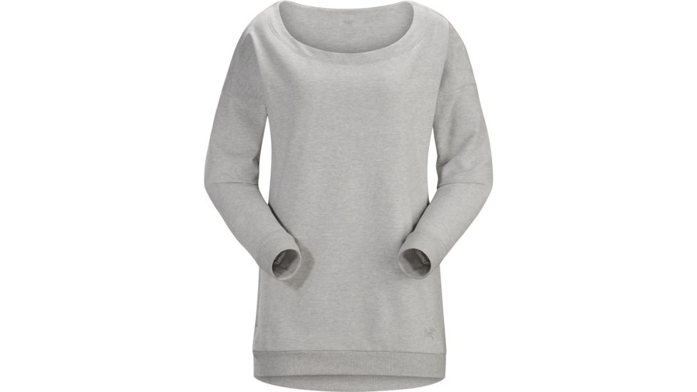Arcteryx Mini-Bird Sweatshirt - Womens, Light Grey Heather, Small, 345924