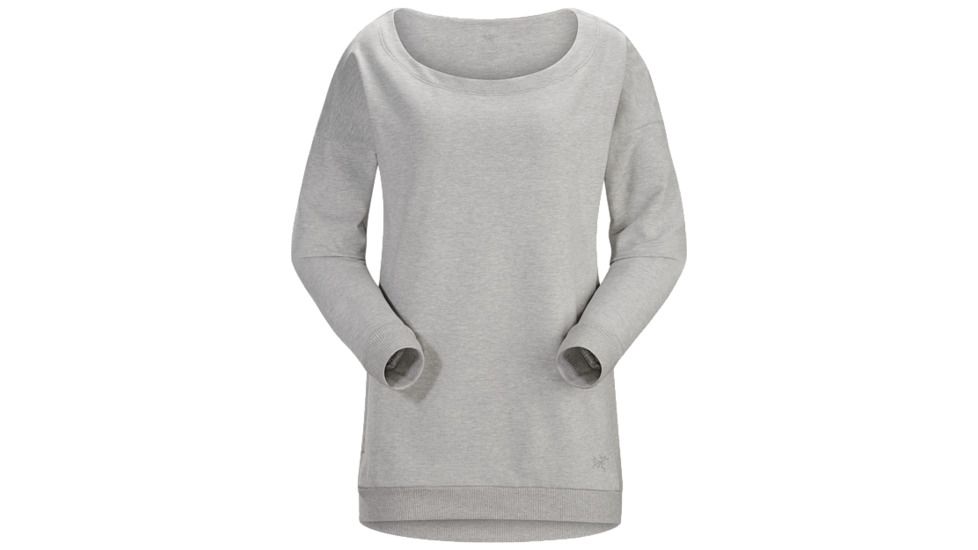 Arcteryx Mini-Bird Sweatshirt - Womens, Light Grey Heather, Large, 345922