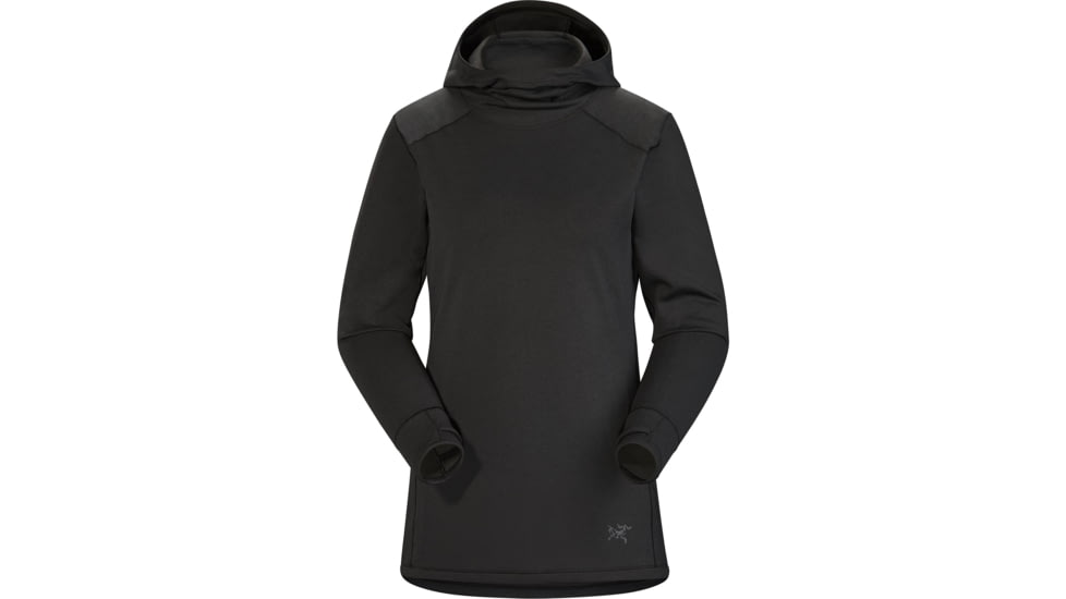 Arcteryx Motus AR Hoody - Womens, Black Heather, Large, 442228