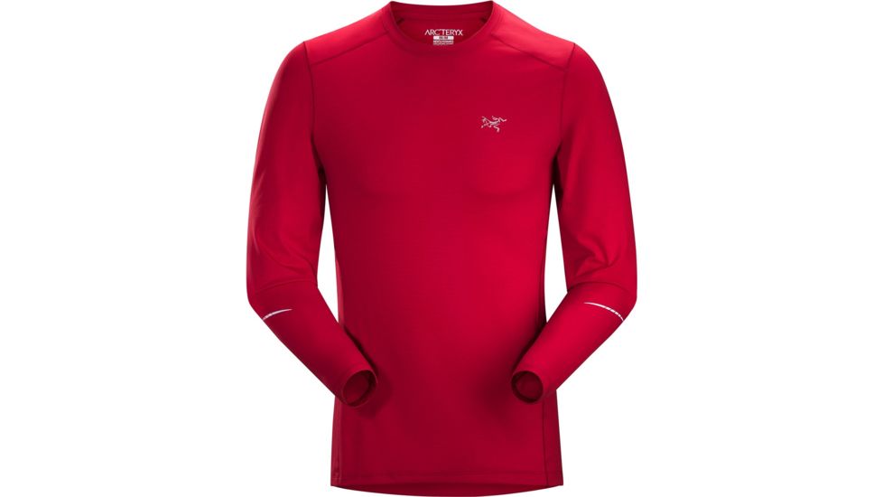 Arcteryx Motus Crew Long Sleeve - Mens, Red Beach, Extra Large, 328503
