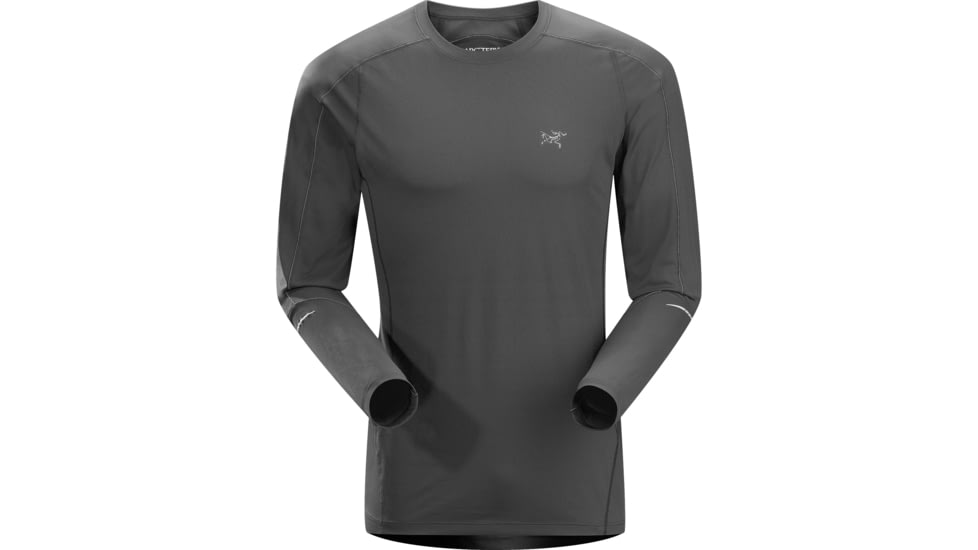 Arcteryx Motus Crew Long Sleeve Shirt - Mens-Iron Anvil-Large