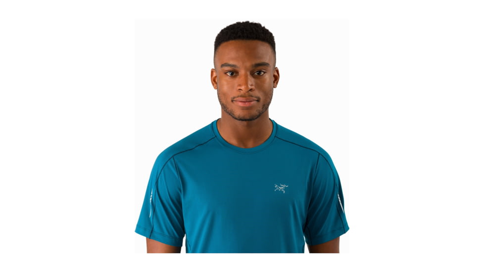 ArcTeryx Motus Crew Short Sleeve Shirt- Mens, Iliad, Extra Large, 374208