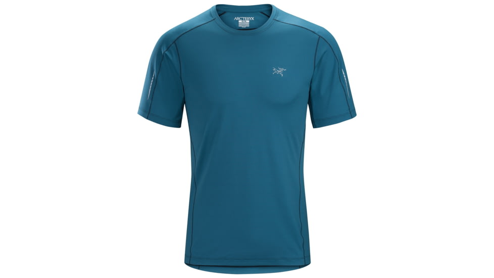 ArcTeryx Motus Crew Short Sleeve Shirt- Mens, Iliad, Extra Large, 374208