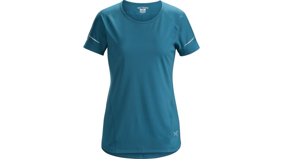 ArcTeryx Motus Crew Short Sleeve- Womens, Iliad, Extra Small, 371842