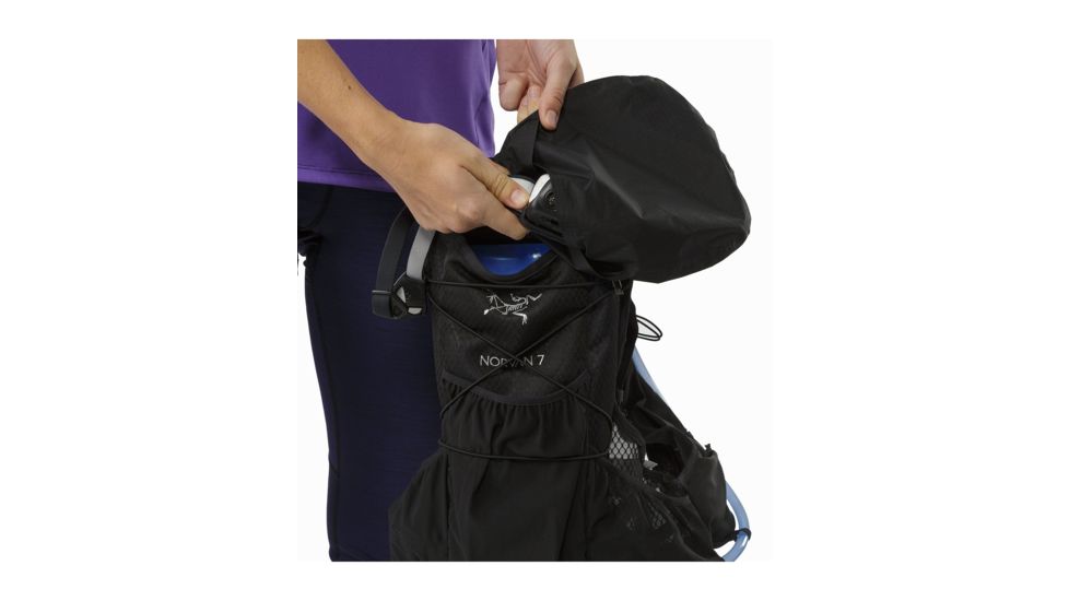 Arcteryx Norvan 7 Hydration Vest, Black, Large, 328776