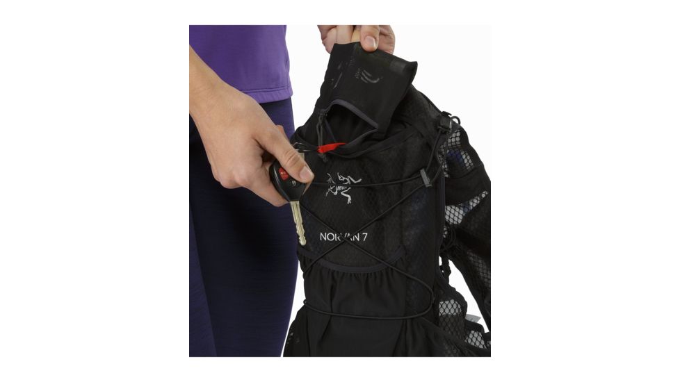 Arcteryx Norvan 7 Hydration Vest, Black, Large, 328776
