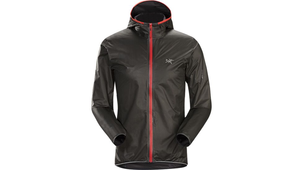 Arcteryx Norvan SL Hoody - Mens, Black/Ember, Small, 349129