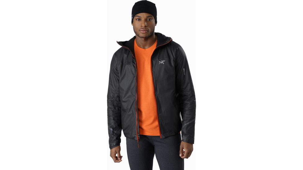 Arcteryx Norvan Sl Insulated Hoody - Mens, Black/Infrared, Large, 395670