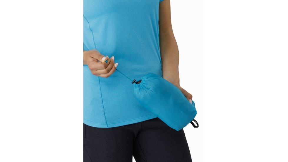 Arcteryx Norvan Sl Insulated Hoody - Womens, Black/Dark Firoza, Medium, 392101