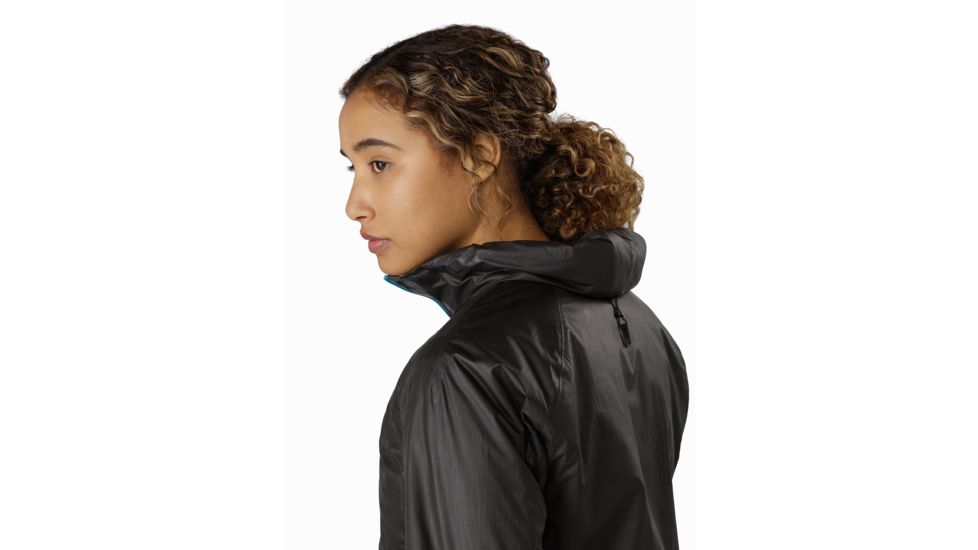 Arcteryx Norvan Sl Insulated Hoody - Womens, Black/Dark Firoza, Medium, 392101
