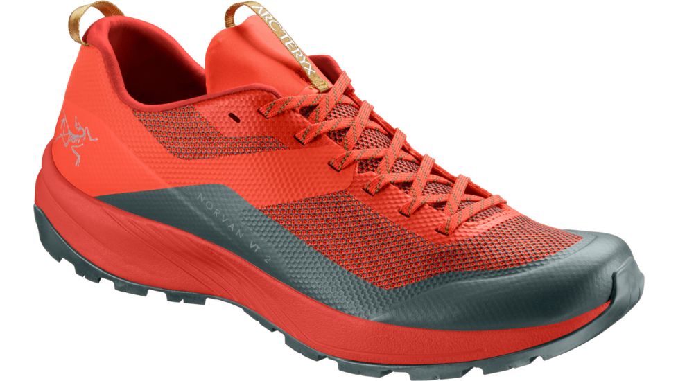 Arc'teryx Norvan VT 2 Trail Running Shoes - Men's, Dyno Red/Yukon, 10.5, 439441