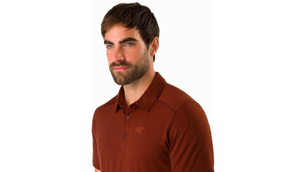 Arcteryx Pelion Polo Shirt - Mens, Redox, Small, 378845