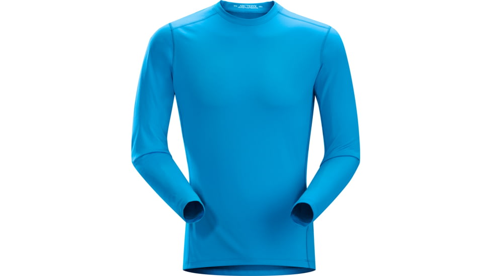Arcteryx Phase AR Crew Long Sleeve - Mens-Adriatic Blue-Medium