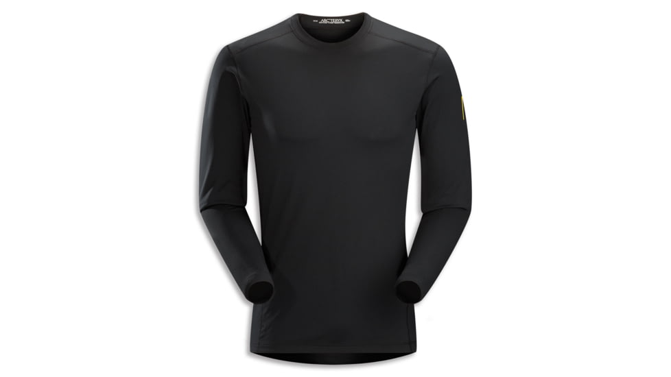 Phase AR Crew Long Sleeve - Mens-Black-X-Large