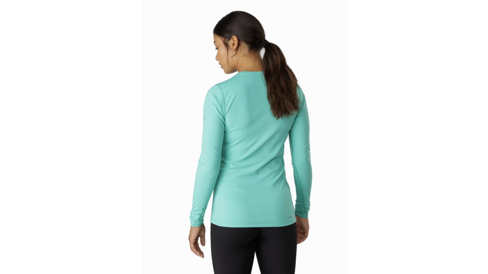 Arcteryx Phase Ar Crew Ls - Womens, Dark Illucinate, Large, 392475