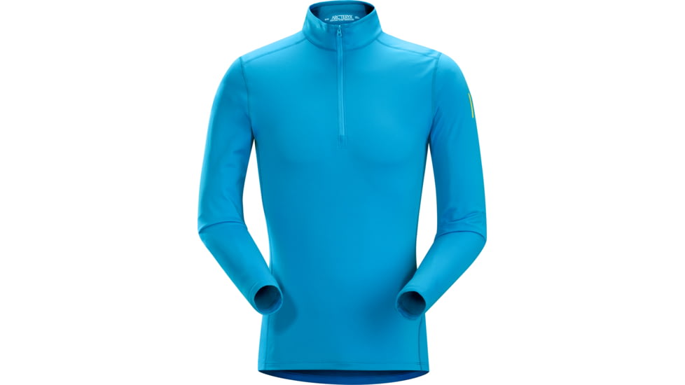 Arcteryx Phase AR Zip Neck - Mens -Adriatic Blue-Small