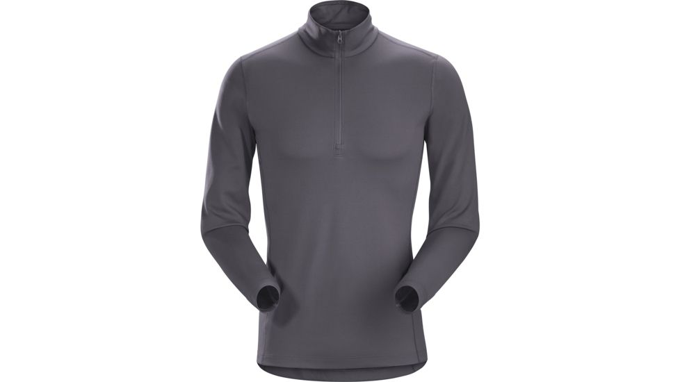 Arc'teryx Phase AR Zip Neck with Long Sleeve - Men's, Pilot, Medium, 307821