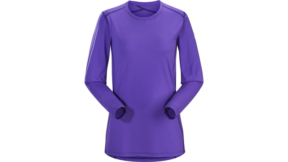 Arcteryx Phase SL Crew Long Sleeve - Womens, Mauveine, Extra Large, 324558