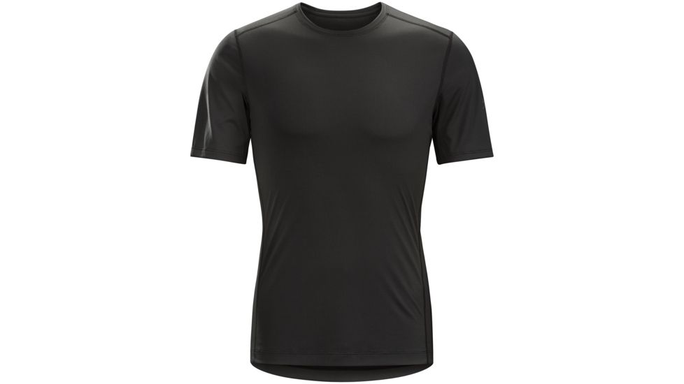 Arc'teryx Phase SL Crew with Short Sleeve - Men's, Black, Large, 270960