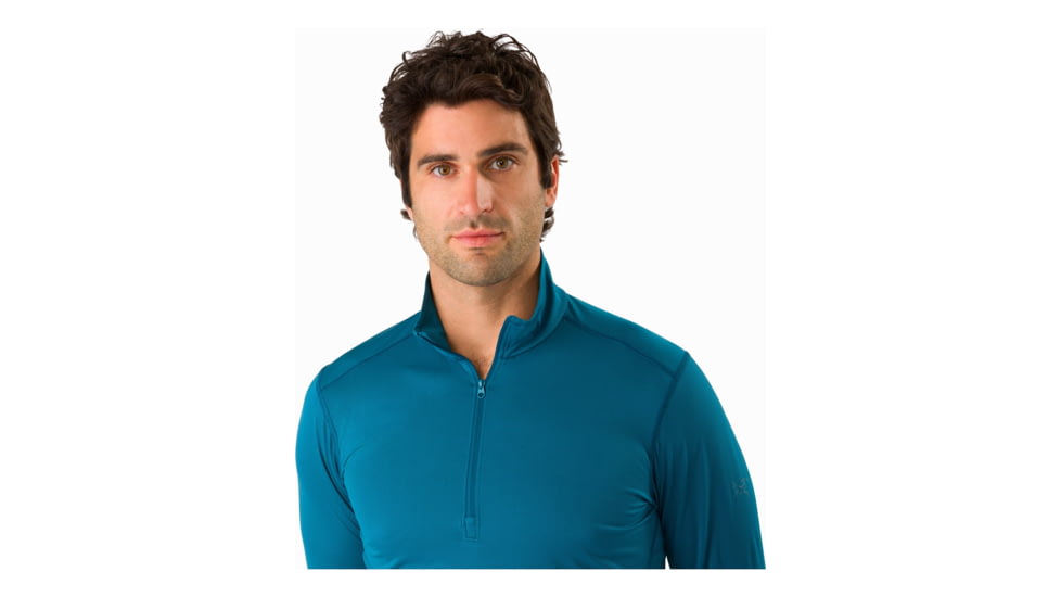 ArcTeryx Phase SL Zip Neck Long Sleeve- Mens, Iliad, 2XL, 375504
