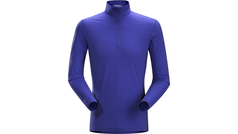 Arcteryx Phase SL Zip Neck LS - Mens-Sodalite-X-Large