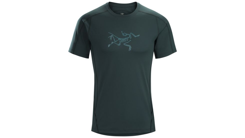 Arcteryx Phasic Evolution Crew Shirt with Short Sleeve - Mens, Labyrinth, Medium, 398174