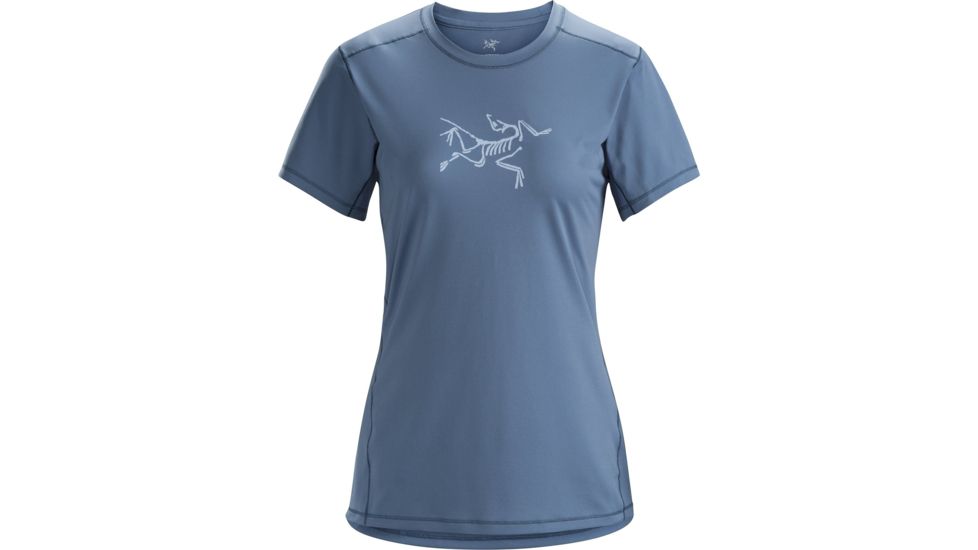 Arc'teryx Phasic Evolution Crew Shirt with Short Sleeve - Women's, Nightshadow, Large, 376755