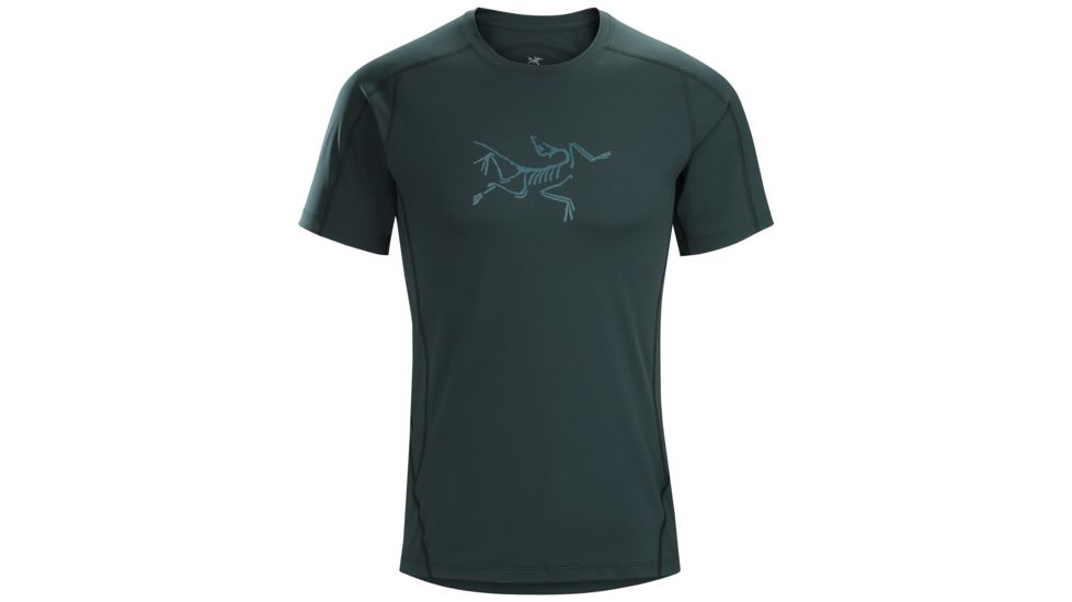 ArcTeryx Phasic Evolution Crew Short Sleeve- Mens, Labyrinth, 2XL, 398178