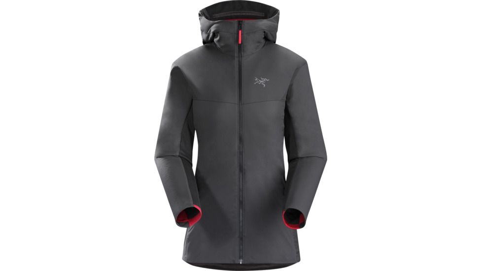 Arcteryx Procline Hybrid Hoody - Womens-Carbon Copy-X-Small