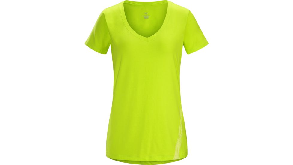Arcteryx Regenerate Short Sleeve V-Neck - Womens, Titanite, Extra Large, 330180