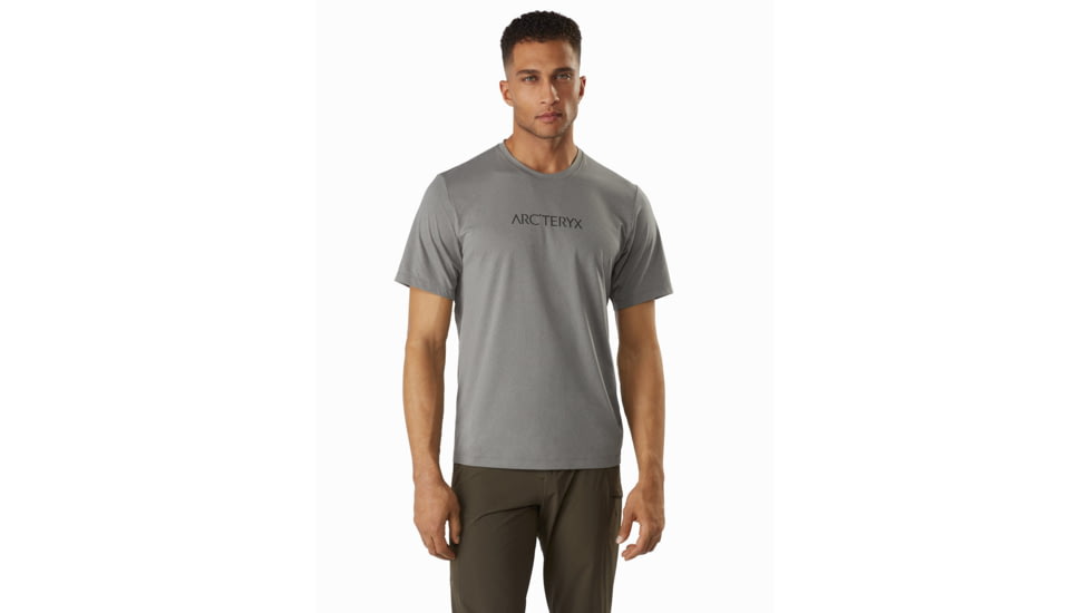 Arcteryx Remige Word Short Sleeve Shirt - Mens, Cryptochrome, 2XL, 420992
