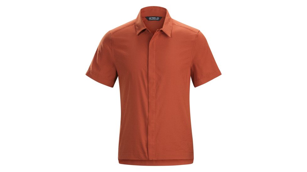 Arcteryx Revvy Short Sleeve Shirt - Mens, Rooibos, Large, 327681