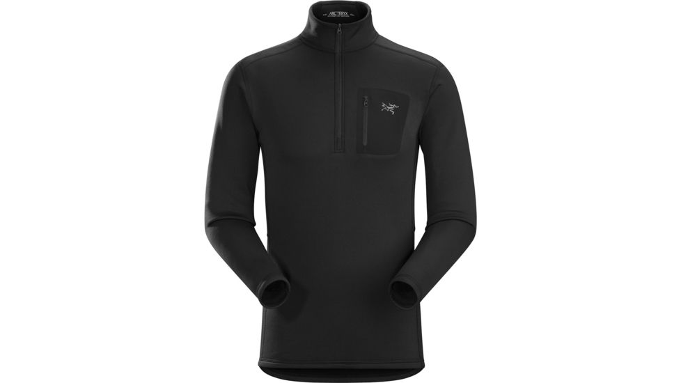 Arc'teryx Rho AR Zip Neck - Men's, Black, 2XL, 128993