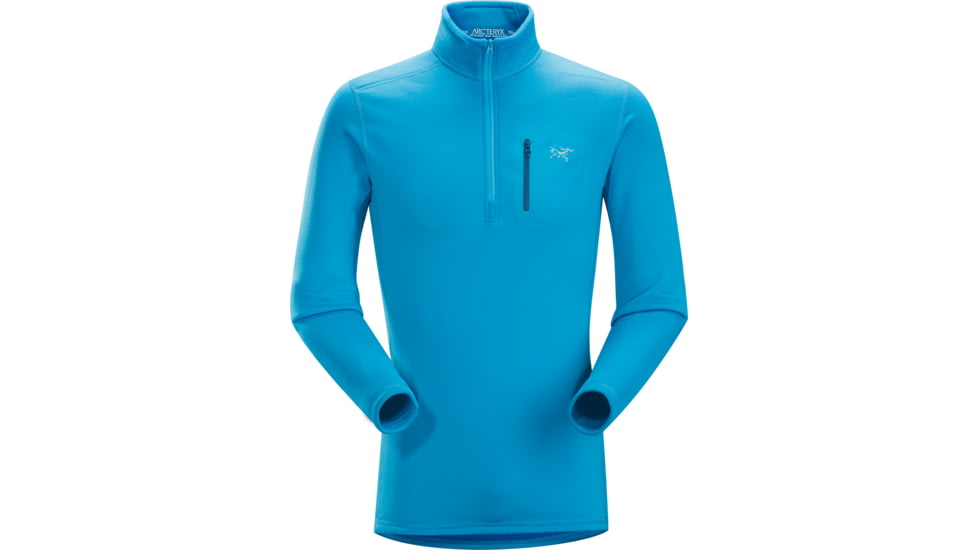 Arcteryx Rho AR Zip Neck - Mens-Adriatic Blue-Medium