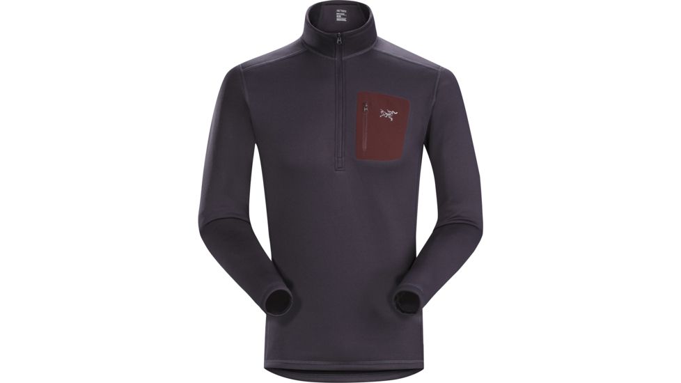 Arcteryx Rho Ar Zip Neck - Mens, Dimma, Small, 393998