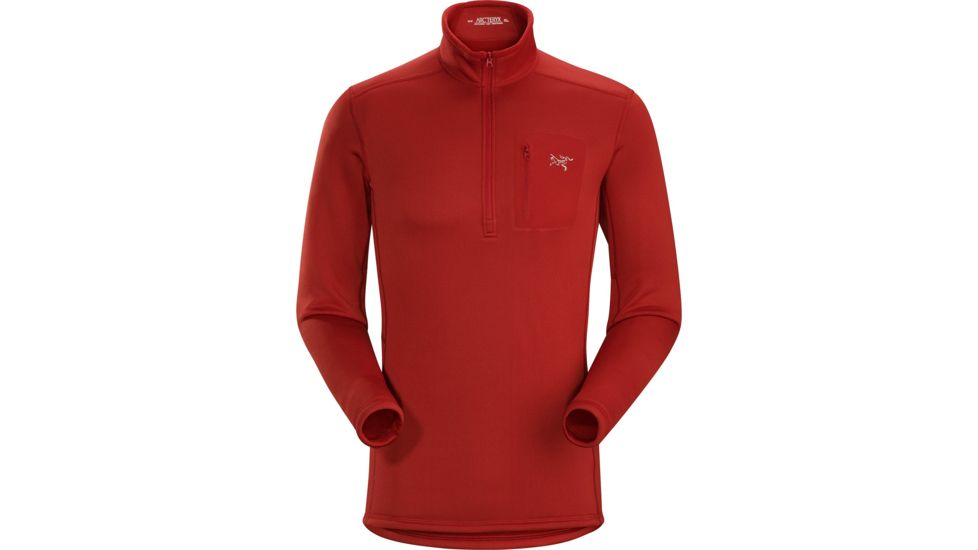Arcteryx Rho Ar Zip Neck - Mens, Infrared, Large, 393988