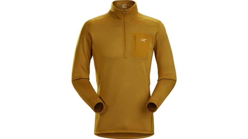 Arcteryx Rho AR Zip Neck - Mens, Yukon, Small, 440262