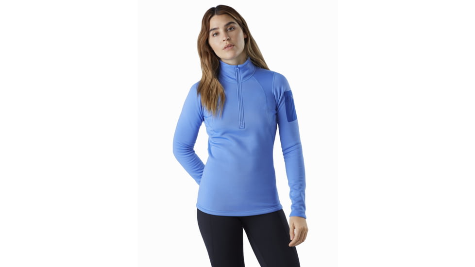 Arcteryx Rho AR Zip Neck - Womens, Helix, Extra Small, 434736