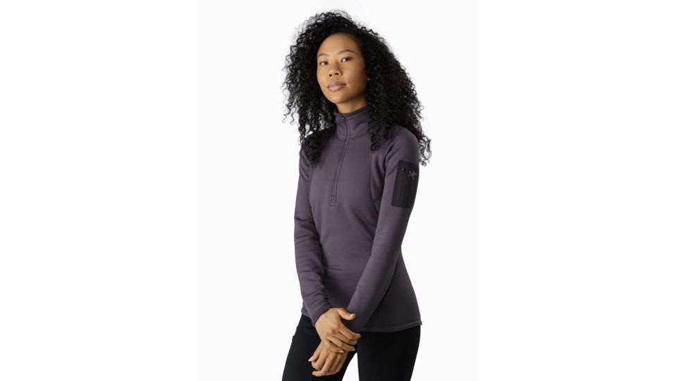 Arcteryx Rho Ar Zip Neck - Womens, Whiskey Jack, Extra Small, 392417