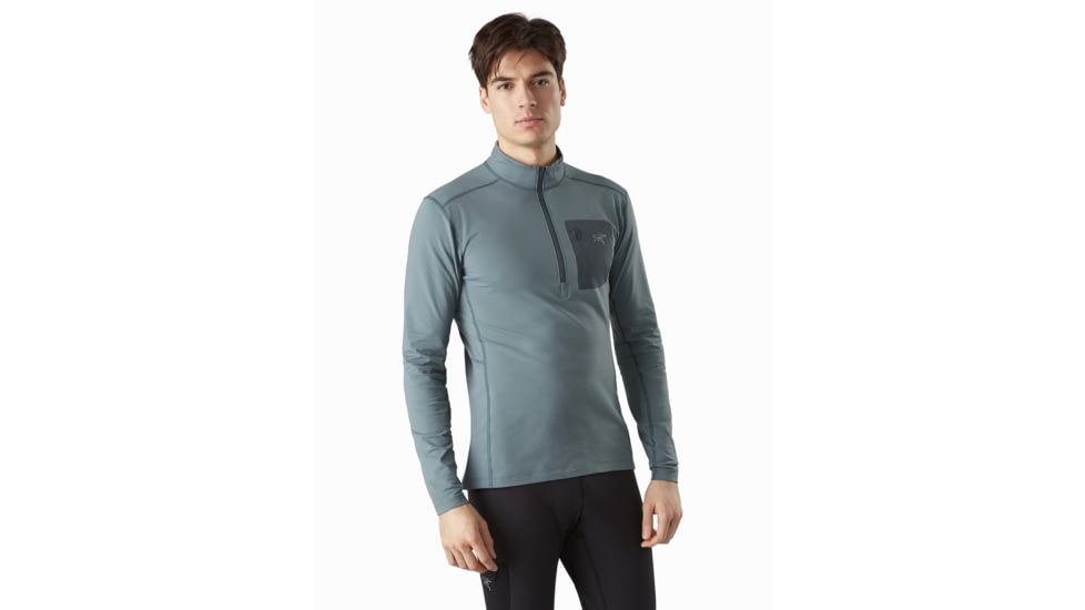 Arcteryx Rho LT Zip Neck - Mens, Crux, Small, 434815