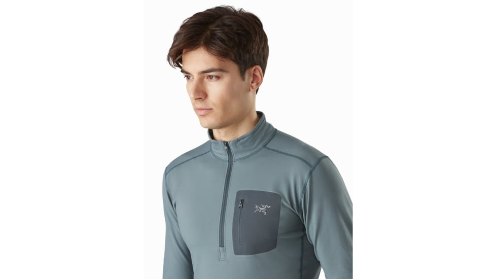 Arcteryx Rho LT Zip Neck - Mens, Crux, Small, 434815