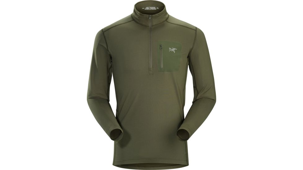 Arc'teryx Rho LT Zip Neck - Men's, Gwaii, Large, 352167