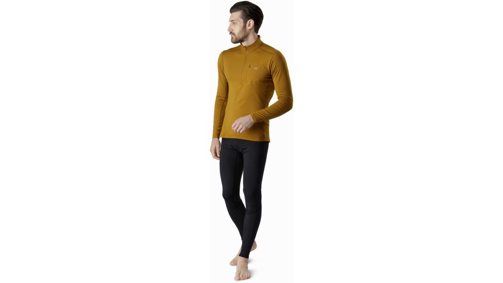 Arcteryx Rho Lt Zip Neck - Mens, Yukon, Large, 398423