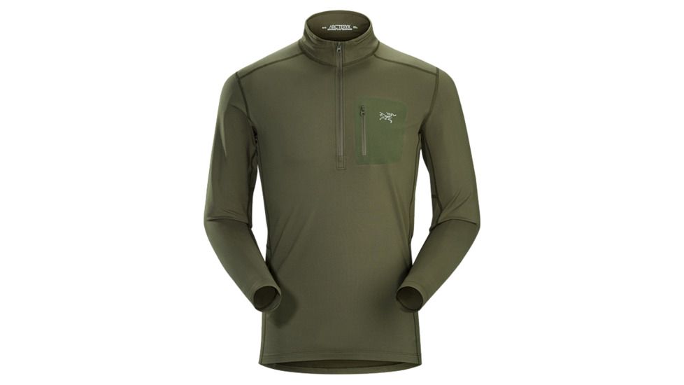 Arc'teryx Rho LT Zip Neck - Mens, Gwaii, Extra Large, 352170