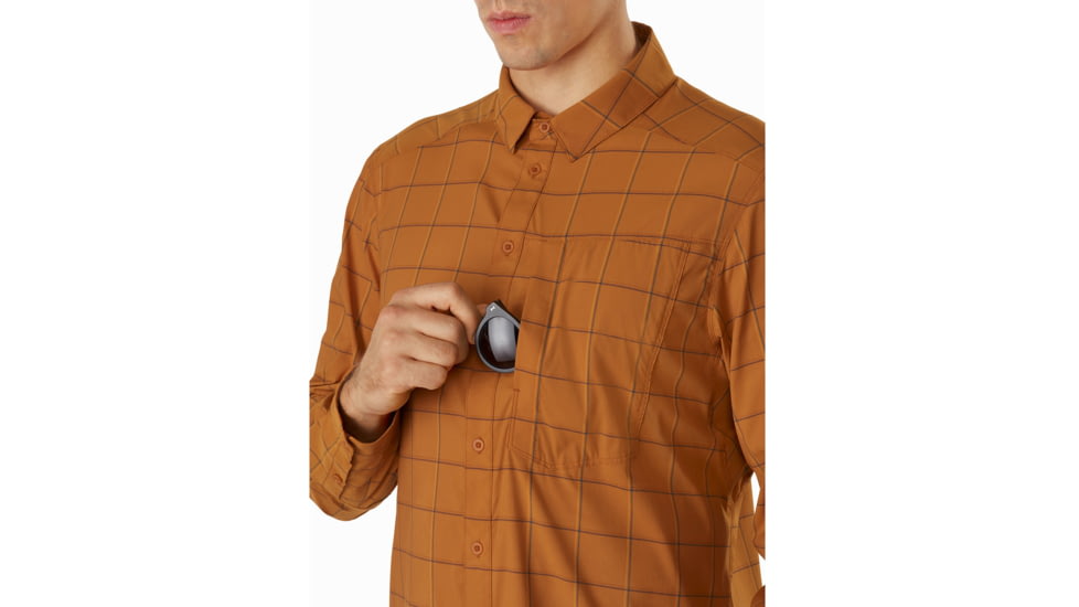 Arcteryx Riel Long Sleeve Shirt - Mens, Akola, Medium, 419057
