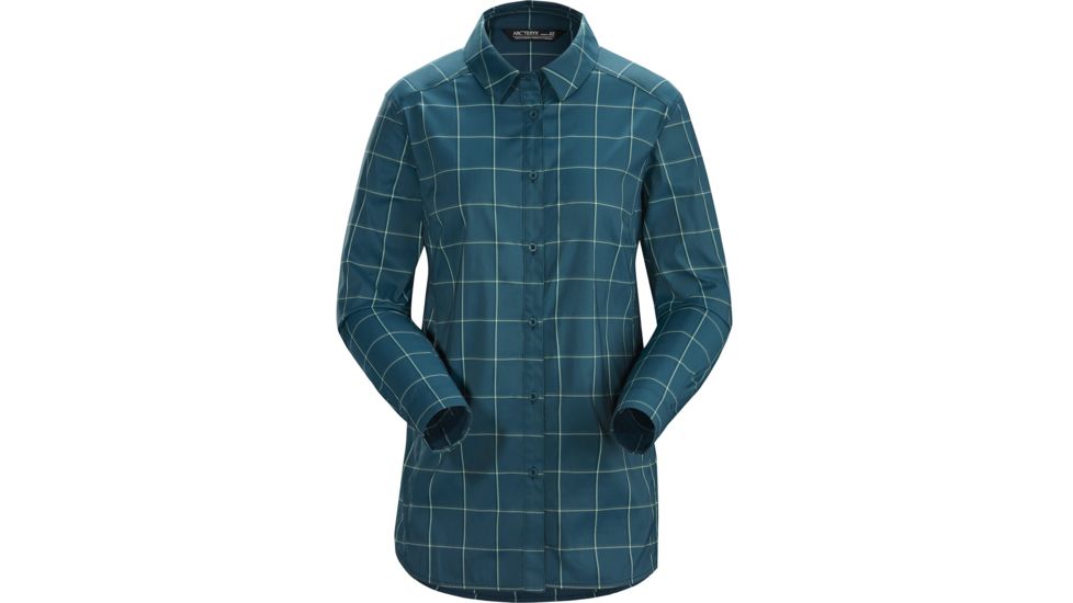 Arcteryx Riel Long Sleeve Shirt - Womens, Astralite, Extra Large, 419137