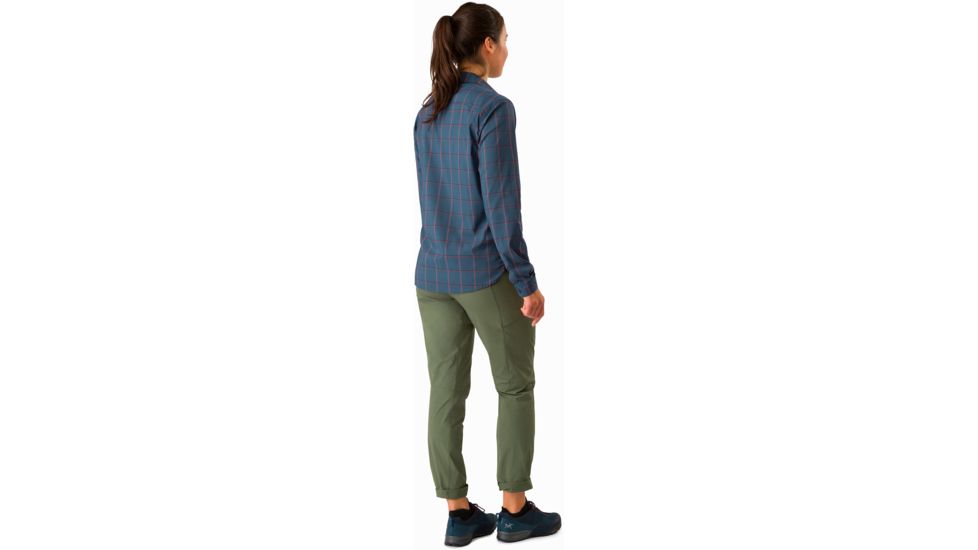Arcteryx Riel Shirt Ls - Womens, Infinite Universe, Medium, 372734