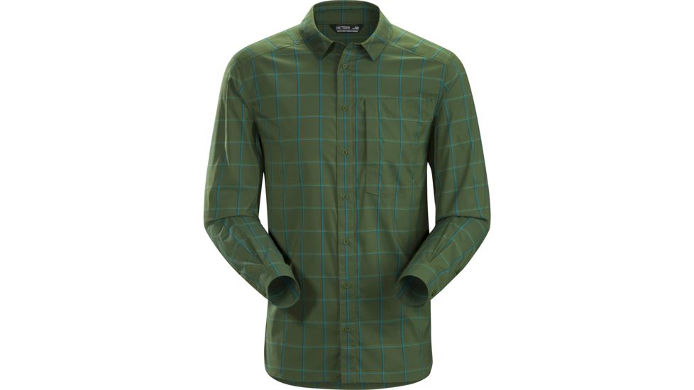 Arc'teryx Riel Shirt with Long Sleeve - Men's, Loggerhead, Medium, 372762